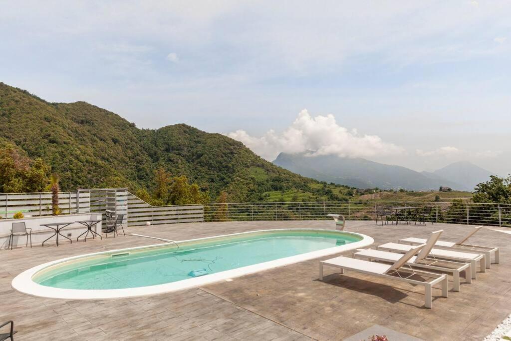 Tenuta Croce Appartamento Karol-Piscina-Vista Mare ساليرنو المظهر الخارجي الصورة