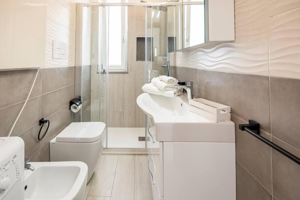 Tenuta Croce Appartamento Karol-Piscina-Vista Mare ساليرنو المظهر الخارجي الصورة